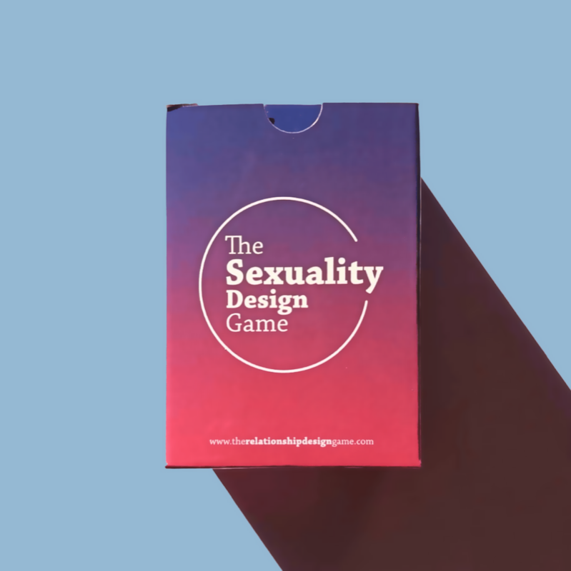 Caixa do jogo de cartas The Sexuality Design Game